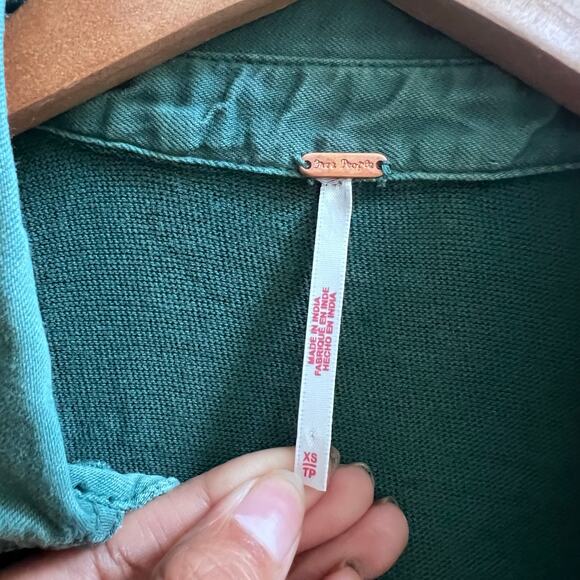 Free People Green Mini Dress - Picture 5 of 6